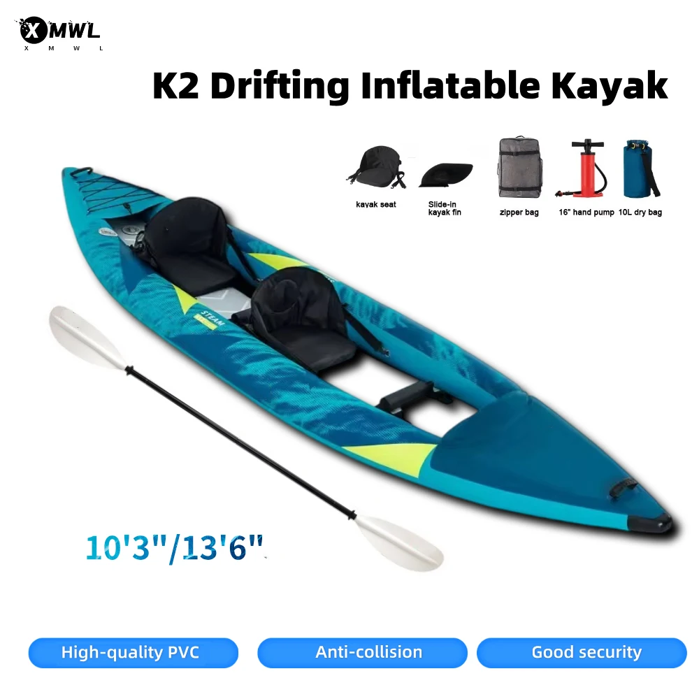 Canoa Caiaque Inflável para 1- - Fishing Boat Seat avaliação e preço